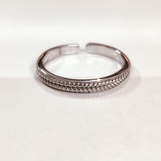 Simple  Classi Silver Ring