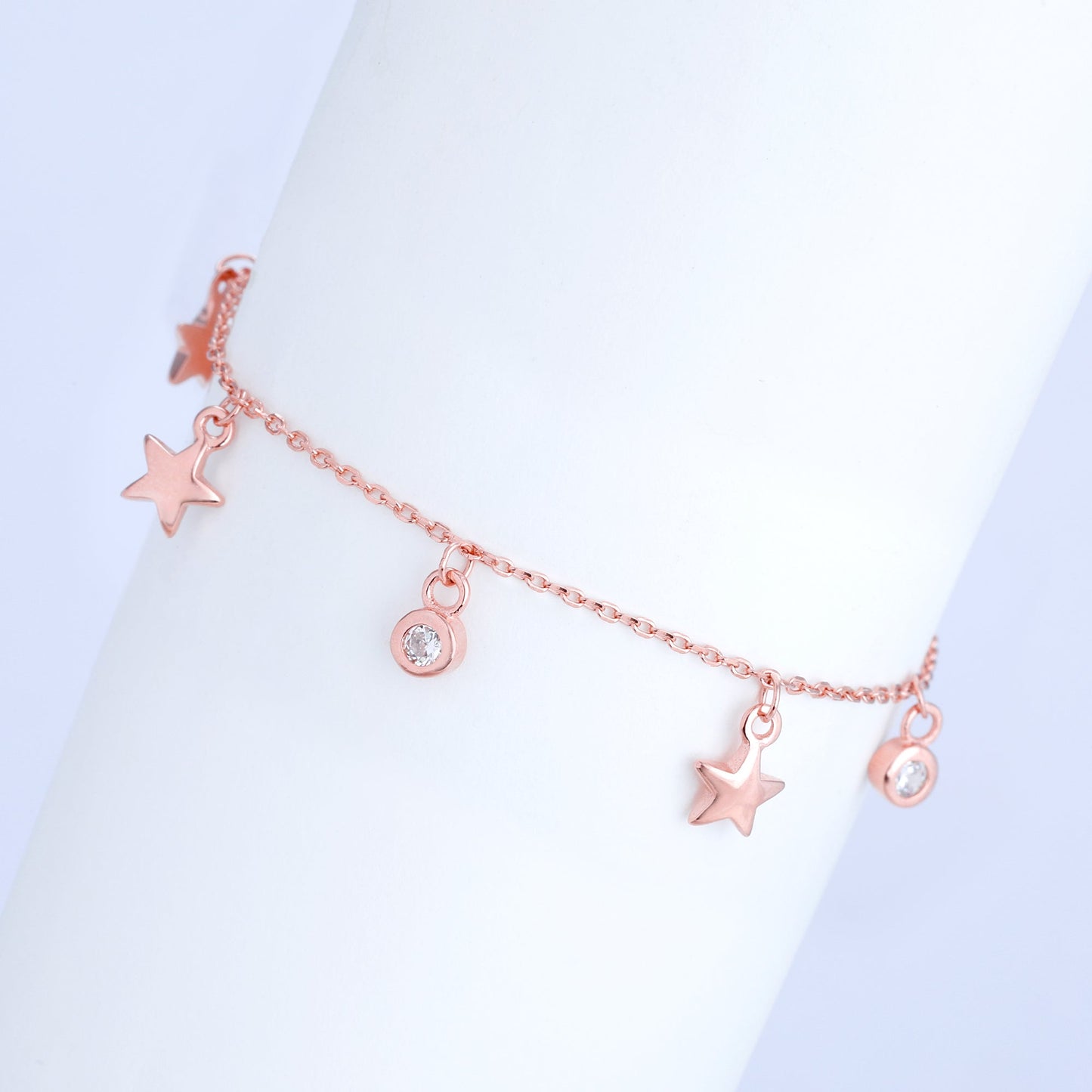 Rose Gold Zircon Marvel Bracelet