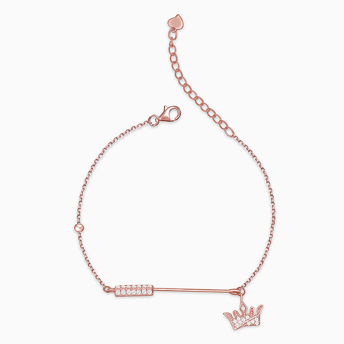 Anushka Sharma Rose Gold Crown Bracelet