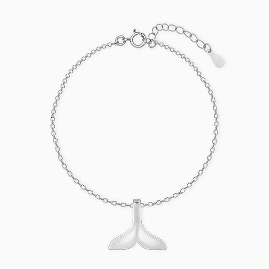 Silver Fish Tale Bracelet