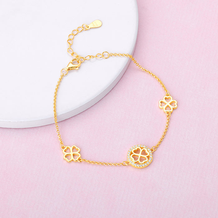 Golden Clover Bracelet