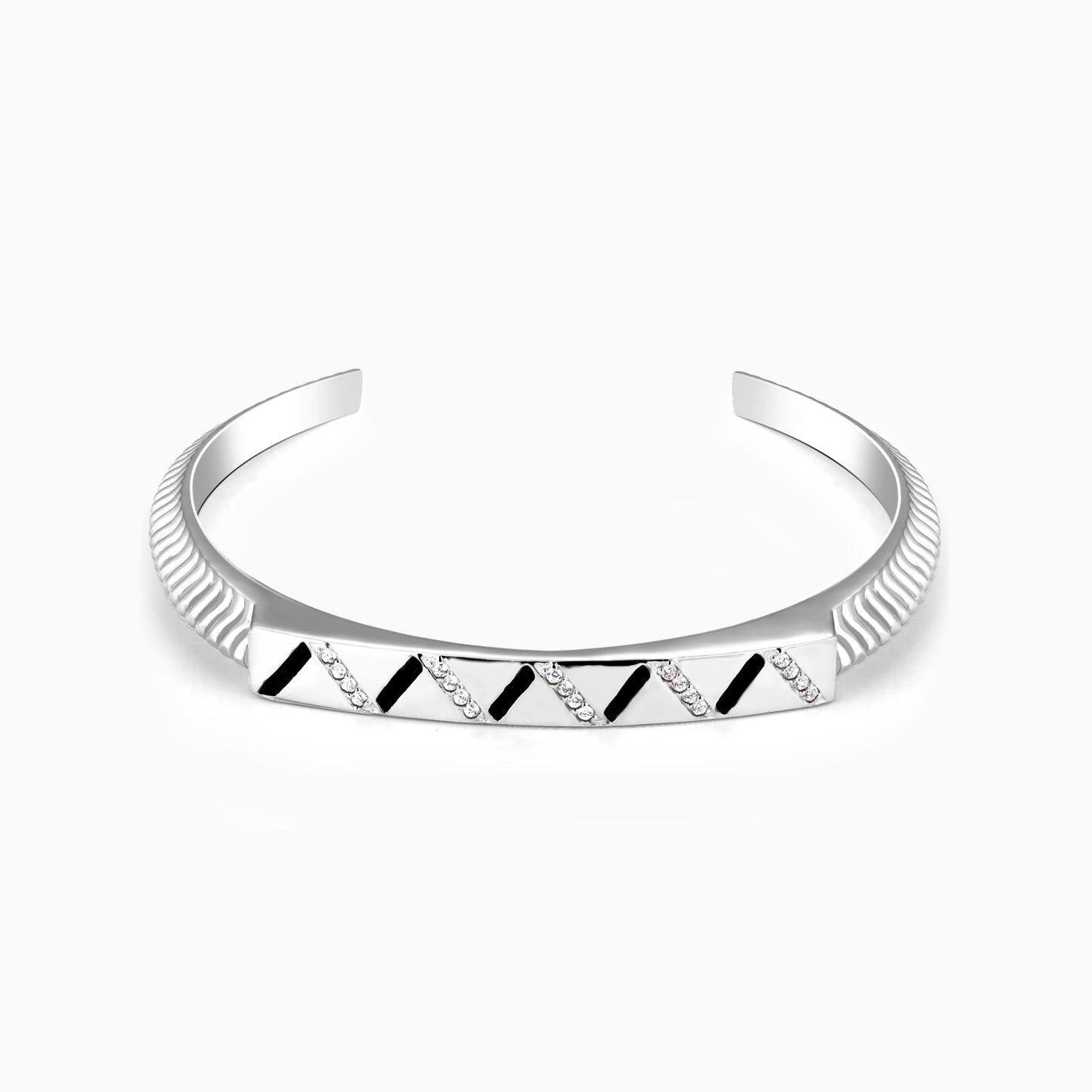 Silver Gleaming Aura Bracelet For Him/Her