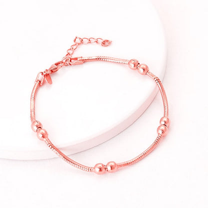 Rose Gold Beautiful Beads Bracelet