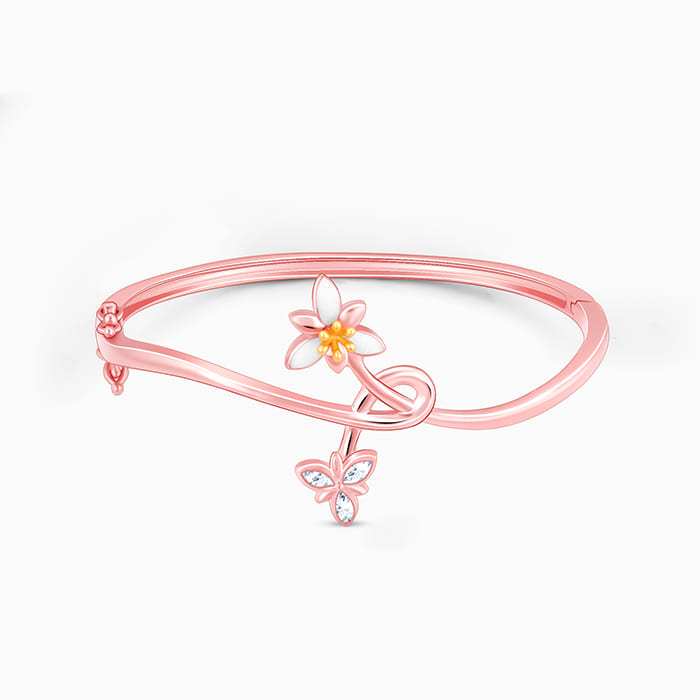 Rose Gold Embracing Trillium Bracelet