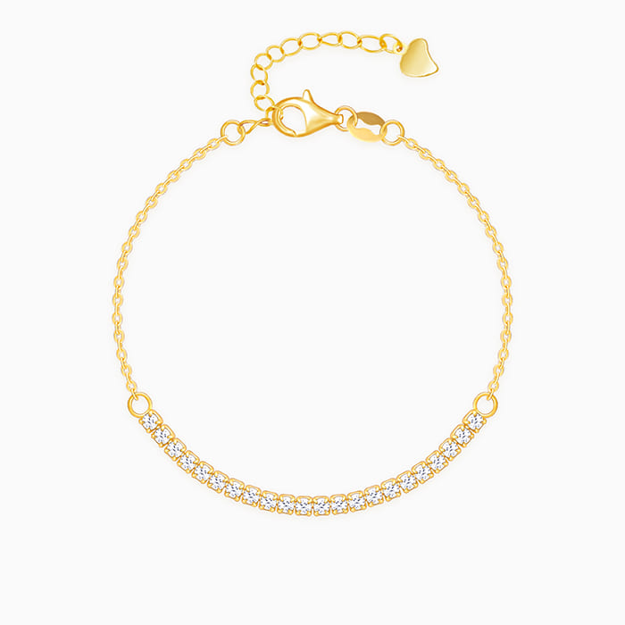 Golden Zircon Joy Tennis Bracelet