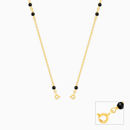 Golden Beaded Knots Mangalsutra Chain