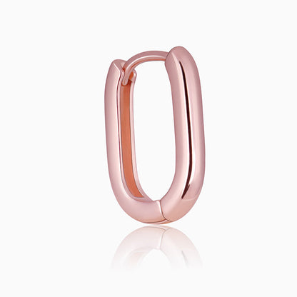 Rose Gold Loopy Hoop Earrings