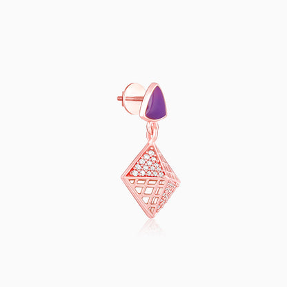 Rose Gold Love in Louvre Earrings