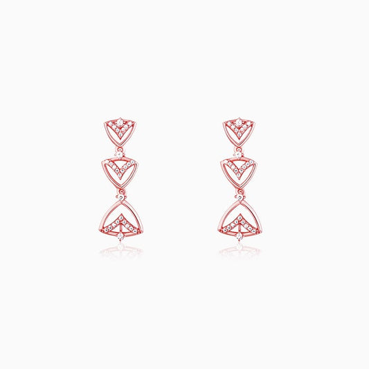 Rose Gold Mystical Mirage Earrings