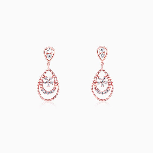 Rose Gold Royal Romance Earrings