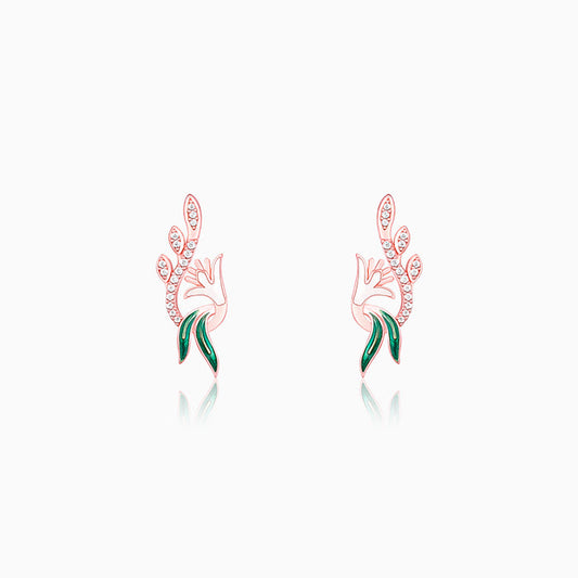 Rose Gold Musli Blossom Earrings