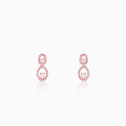 Rose Gold Eternal Love Earrings