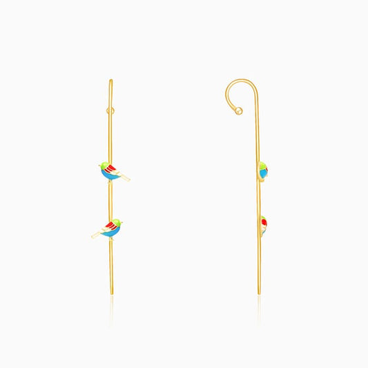 Golden Sparrow Stick Ear Cuffs