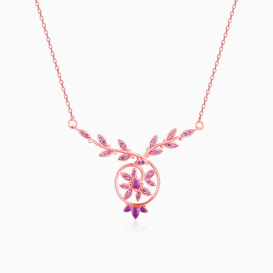 Rose Gold French Beauty Necklace