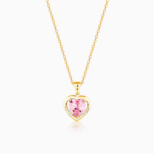 Golden Dreamy Heart Pendant