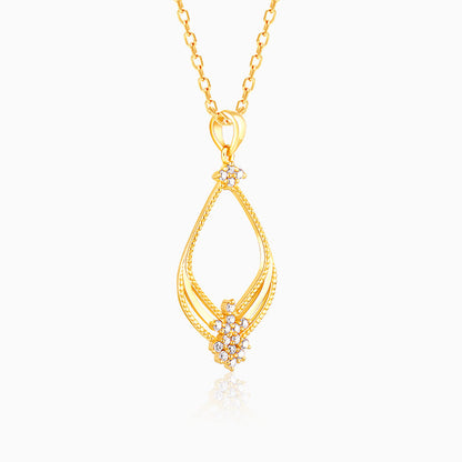 Golden Princess Pendant With Link Chain