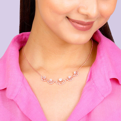 Bhumi Rose Gold Crowning Eyebright Necklace