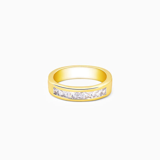 Golden Subdued Elegance Men's Ring