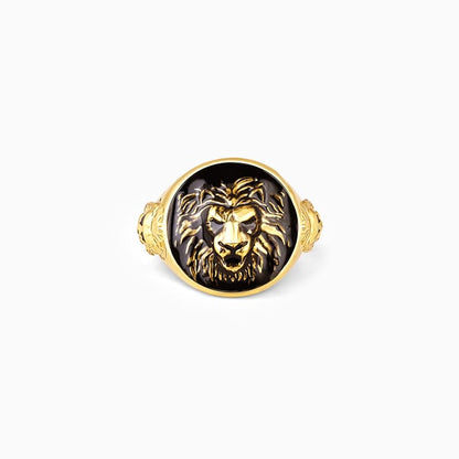 Golden Roar Of Lion Ring For Him