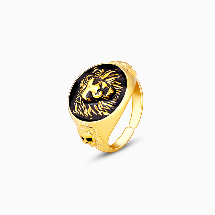 Golden Roar Of Lion Ring For Him