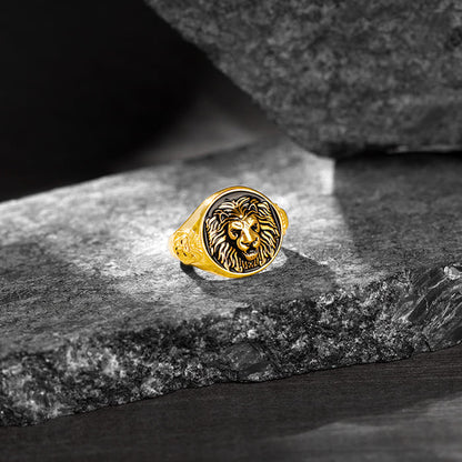 Golden Roar Of Lion Ring For Him