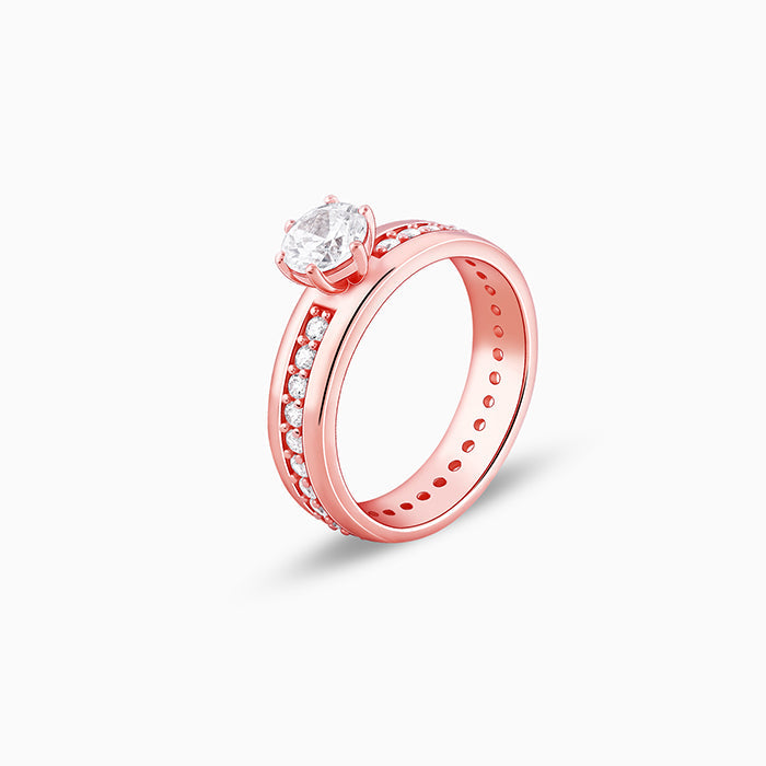 Rose Gold Bright Trail Ring