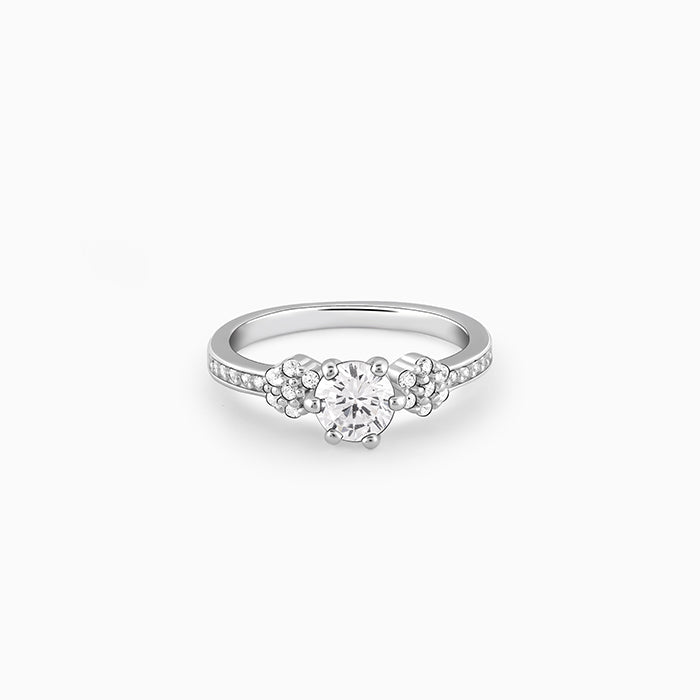 Silver Tres Belle Ring