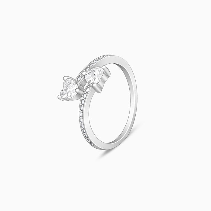 Silver Soulful Love Ring