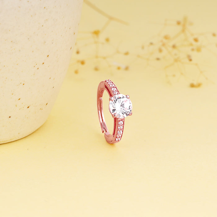 Rose Gold Classic Shimmering Ring