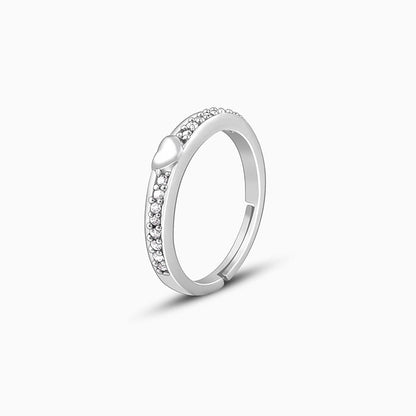 Silver Deeply in Love Ring