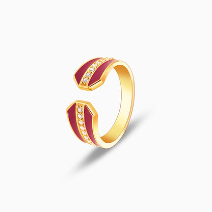 Golden St. Peter's Basilica Motif Ring