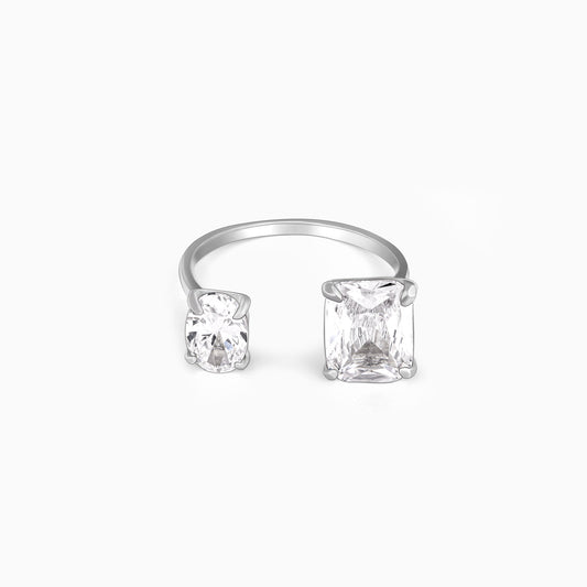 Anushka Sharma Silver Zircon Together Forever Ring