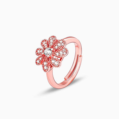 Anushka Sharma Rose Gold Floral Glory Ring