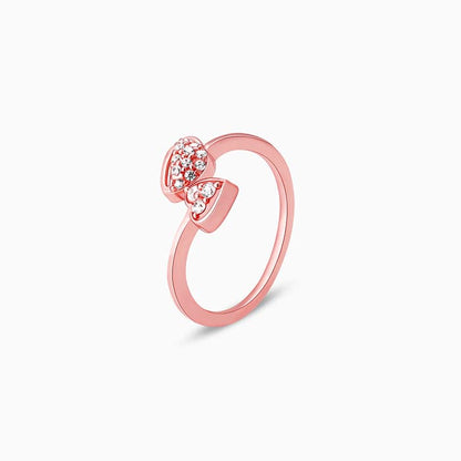 Rose Gold Coffee Date Ring