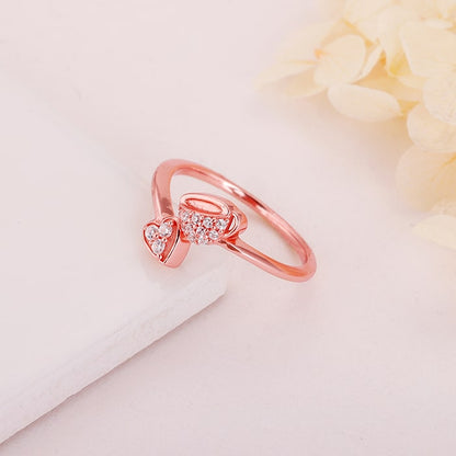 Rose Gold Coffee Date Ring