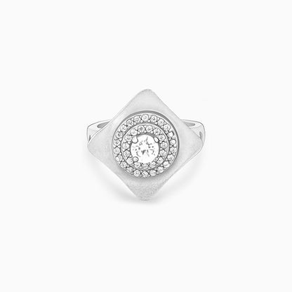 Silver Bouquet Design Ring