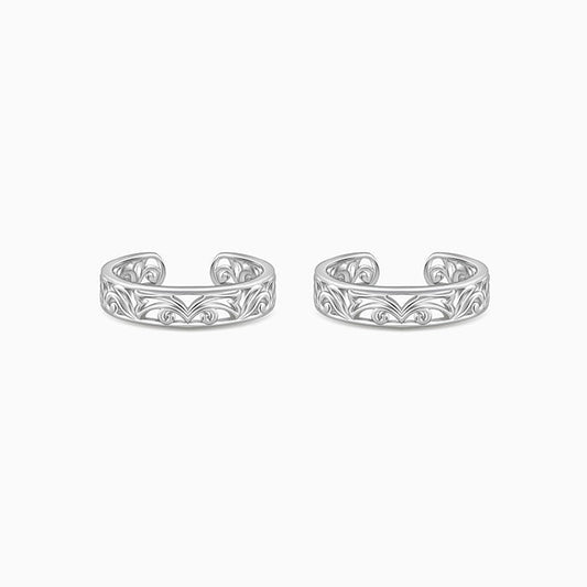 Silver Khoobsurat Toe Rings