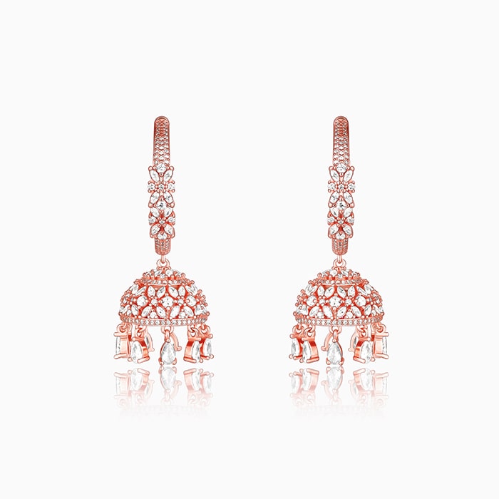 Rose Gold Statement Jhumki