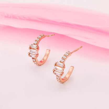 Rose Gold Be My Queen Earrings