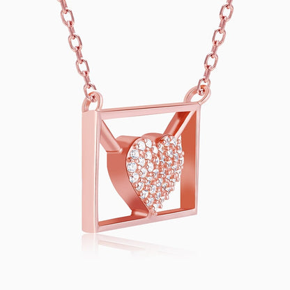 Rose Gold Love Letter Necklace