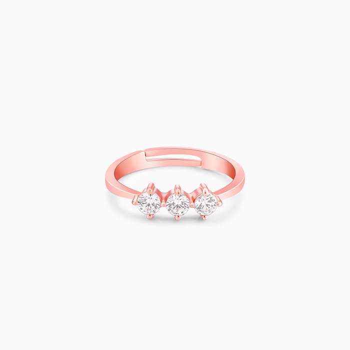 Rose Gold Trinity Ring