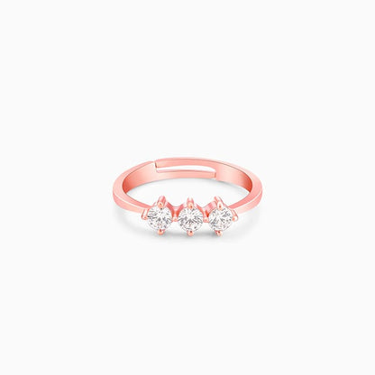 Rose Gold Trinity Ring