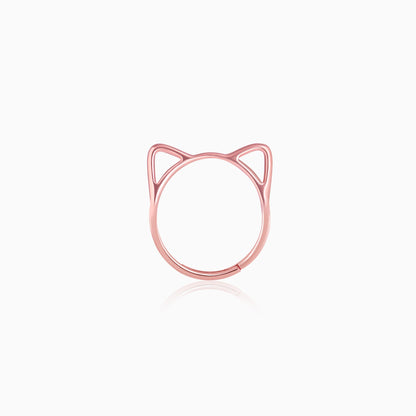 Rose Gold Kitty Ring