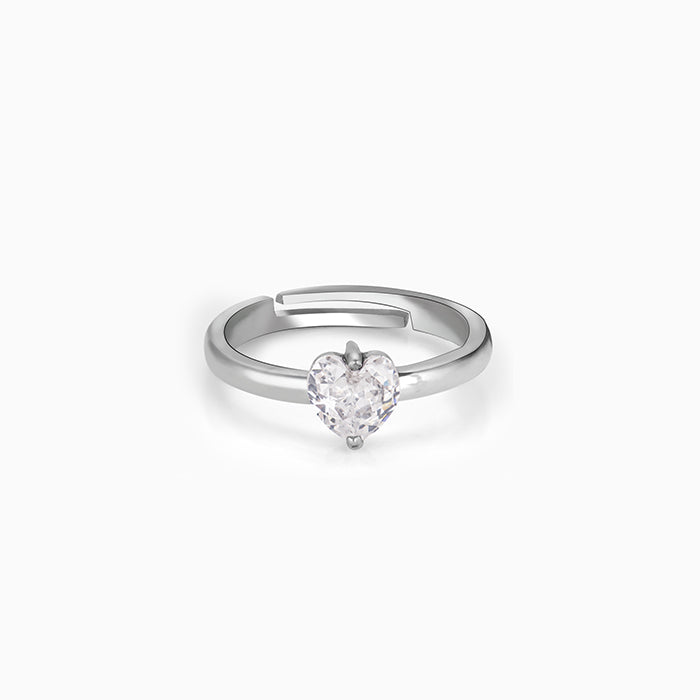 Silver Passionate Love Ring