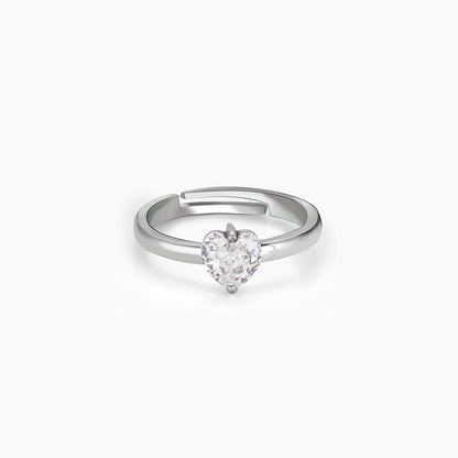 Silver Passionate Love Ring