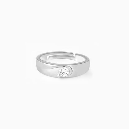 Silver Fibonacci Ring For Him