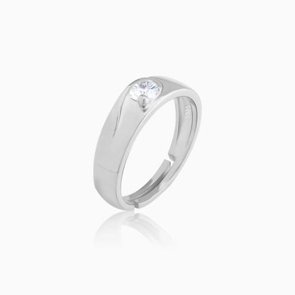 Silver Fibonacci Ring For Him