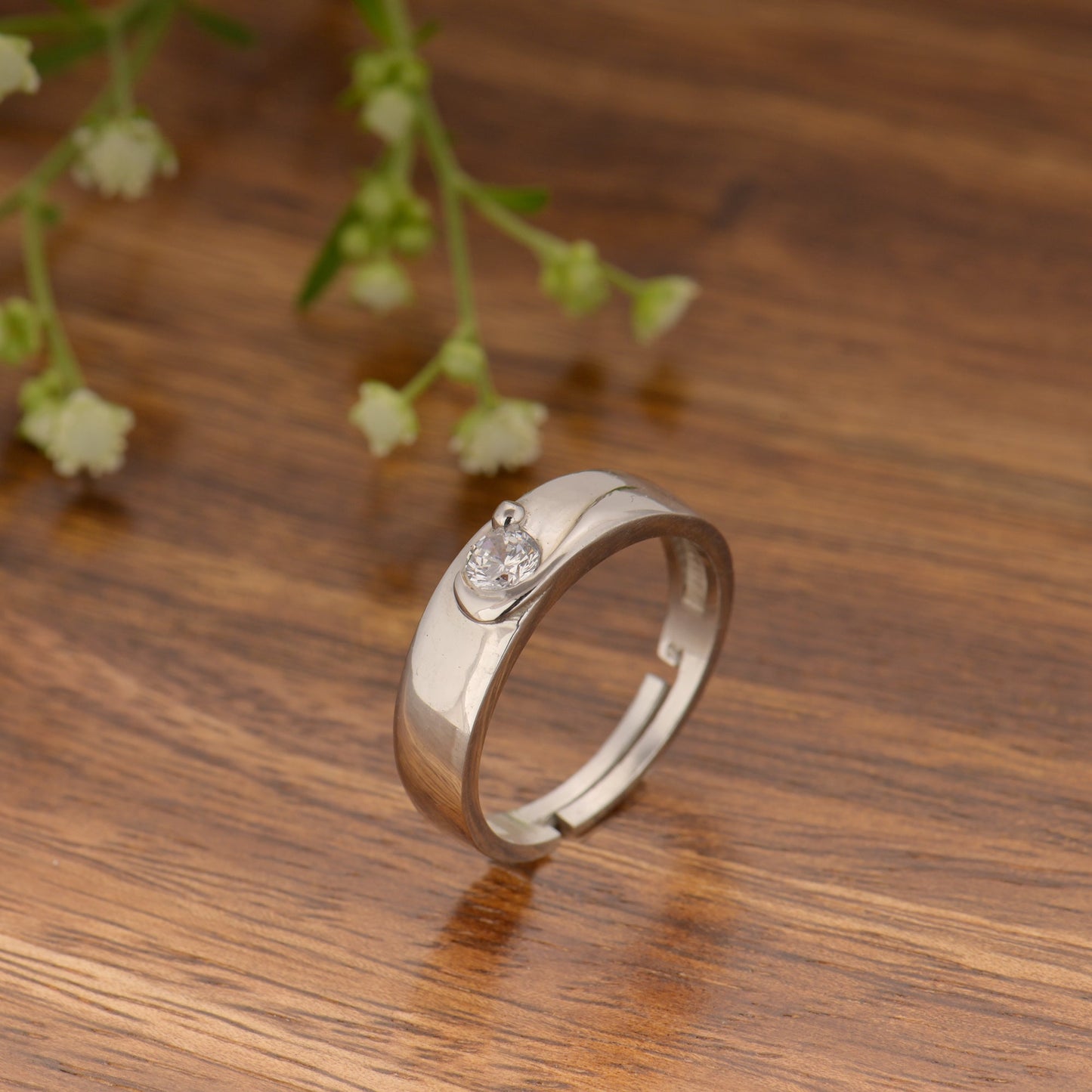 Silver Fibonacci Ring For Him