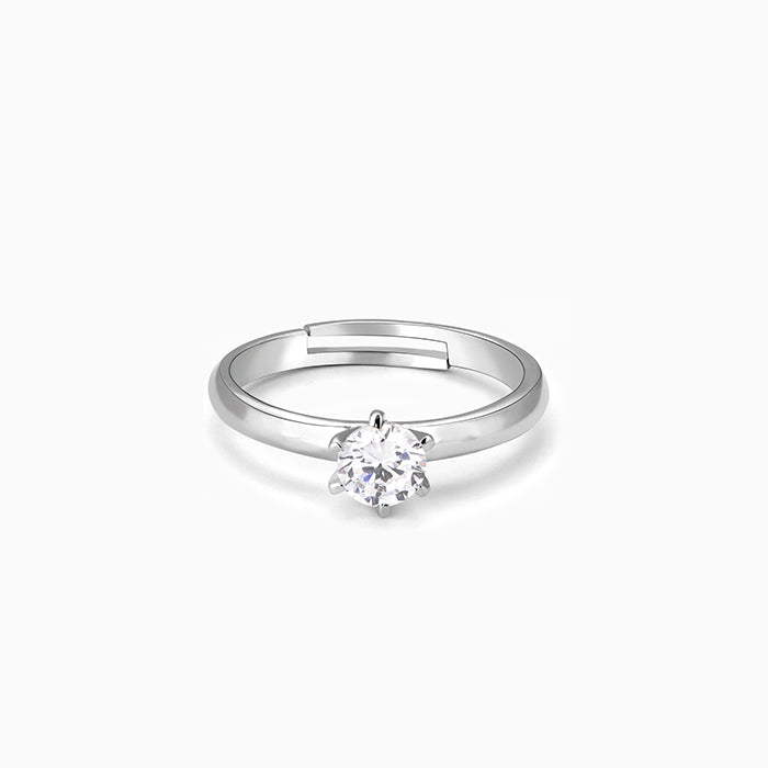 Silver Snowfall Ring