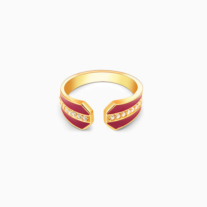 Golden St. Peter's Basilica Motif Ring